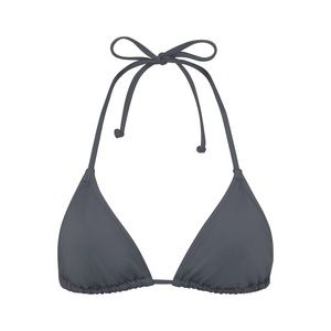 Skims SIGNATURE SWIM TRIANGLE TOP in Gunmetal | M